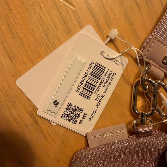 Lululemon Athletica Pink Glitter Wristlet Set - Picture 3 of 5